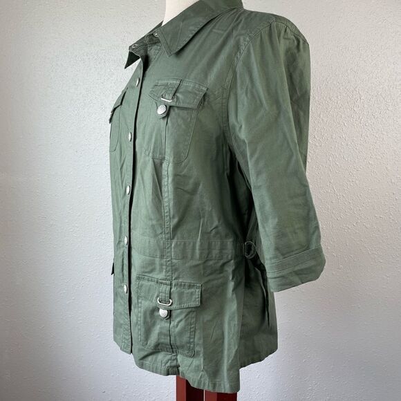 Christopher & Banks Button Down Shirt Size M EUC - Picture 4 of 8